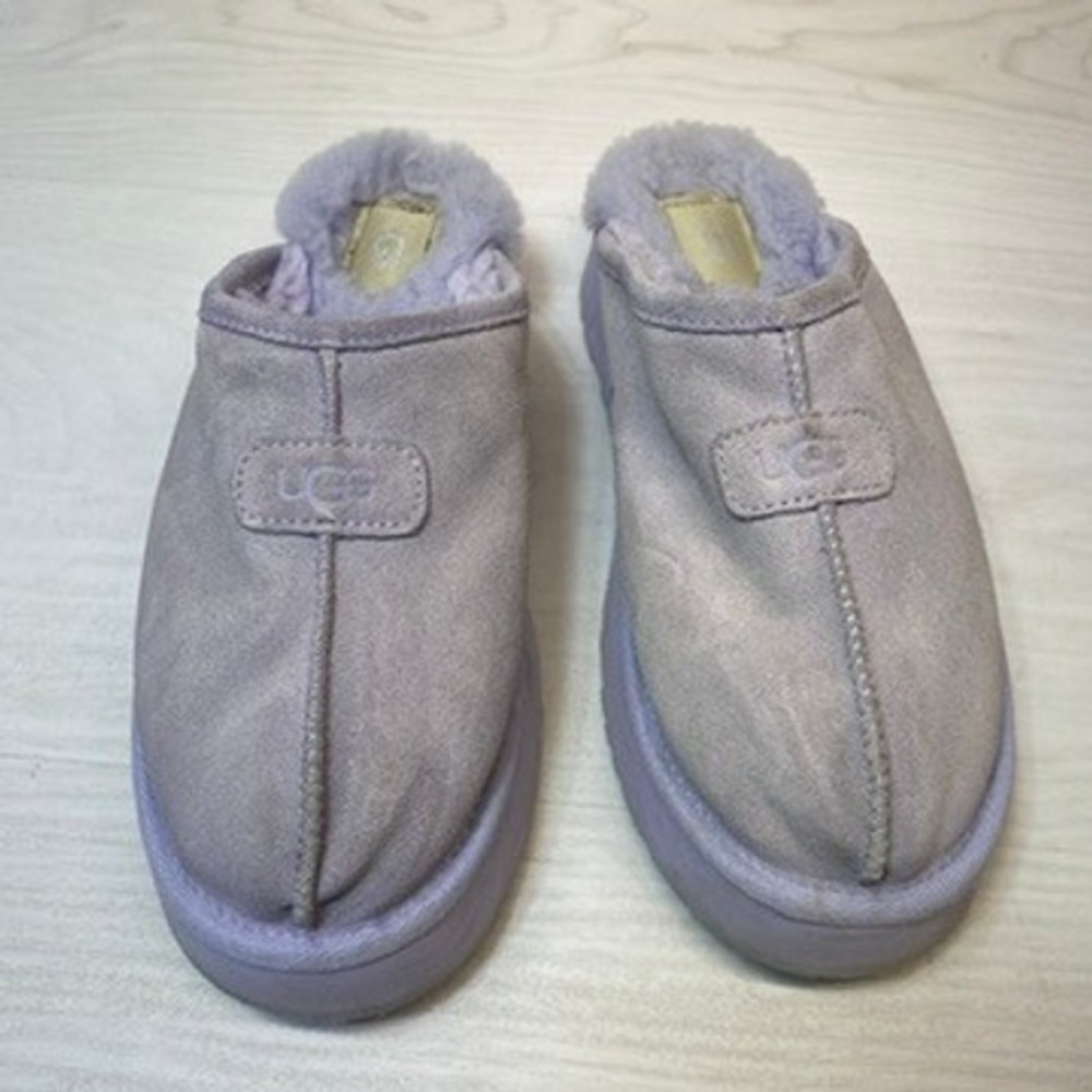UGG‎ Womens 7 Disquette Platform Slipper Mule Lavender Purple 1122550